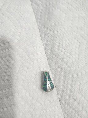 Diamond and Opal Drop for Necklace.